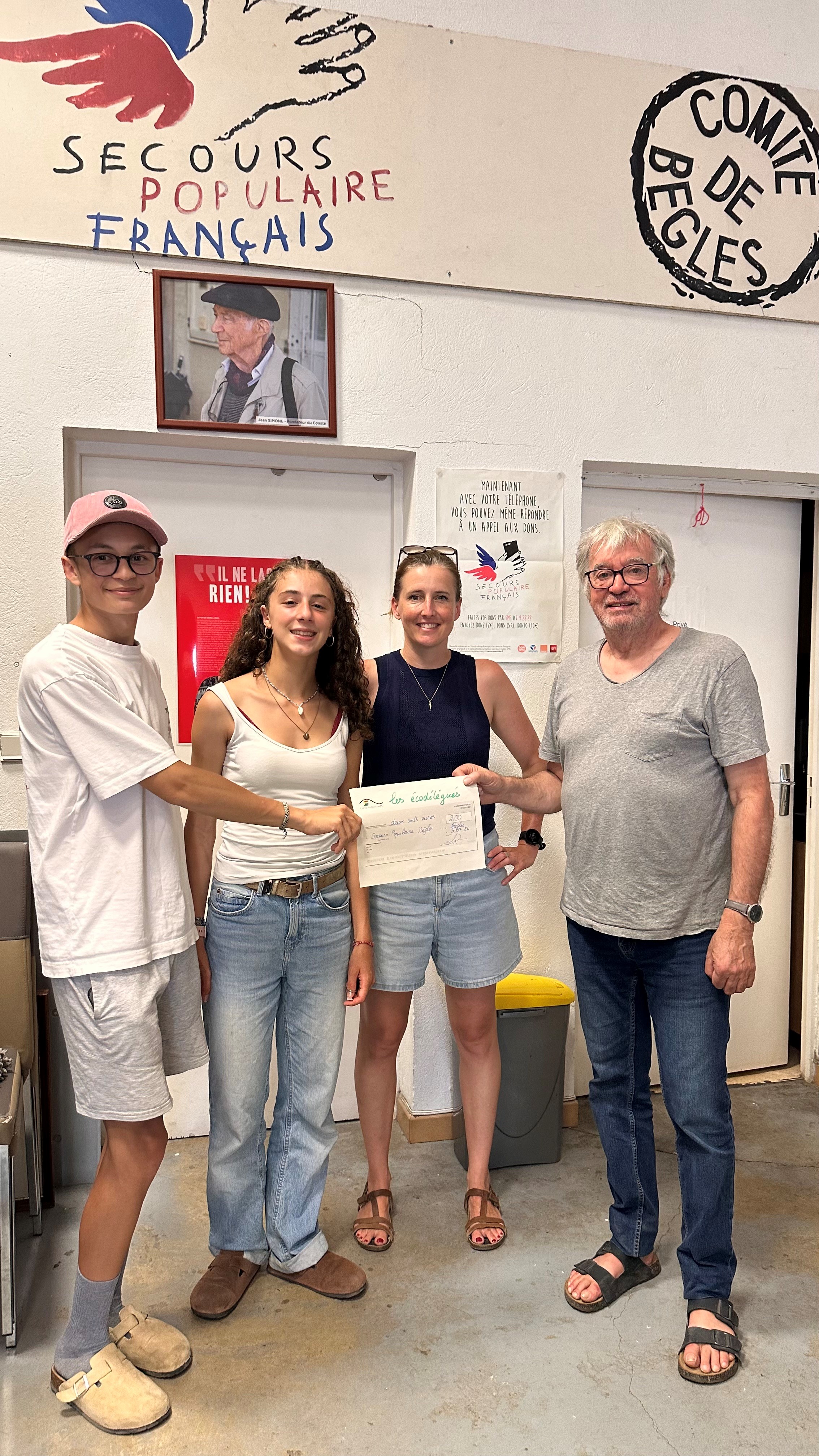 Dons au secours populaire