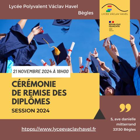 remise des diplômes