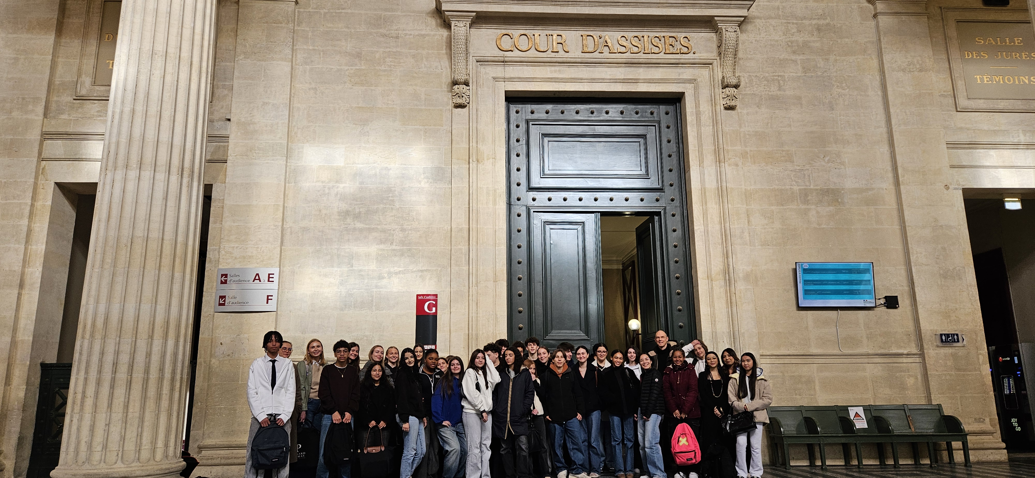 Elèves devant le tribunal