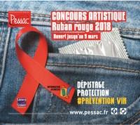Affiche concours ruban rouge